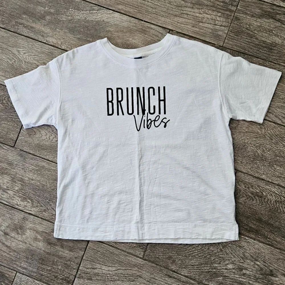Old Navy Brunch Vibes Oversized Short Sleeve Shirt